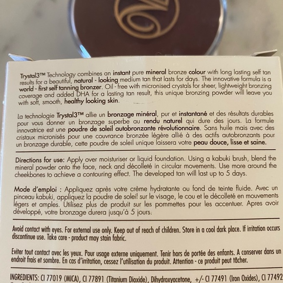 Vita Liberata Bronzing Mineral Self Tanning Powder. New, sealed jar. - Picture 5 of 5